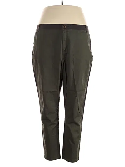Pre-owned Asos Design Casual Pants In Green