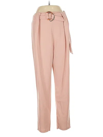 Asos Design Casual Pants In Pink