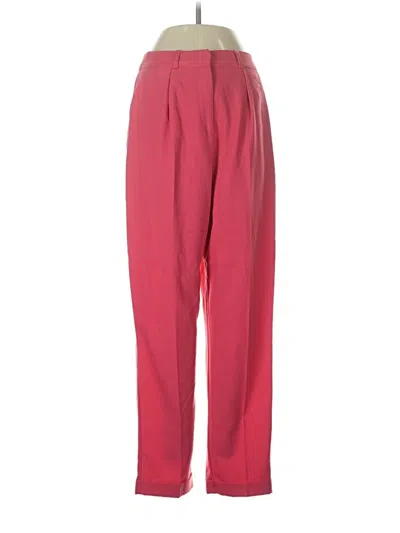 Pre-owned Asos Design Casual Pants In Red