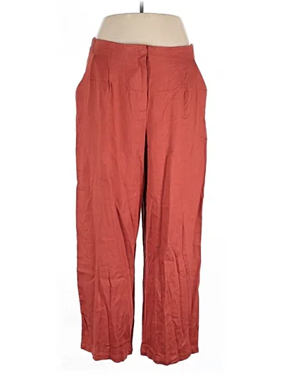 Pre-owned Asos Design Casual Pants In Red