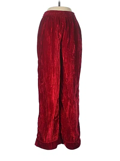 Pre-owned Asos Design Casual Pants In Red