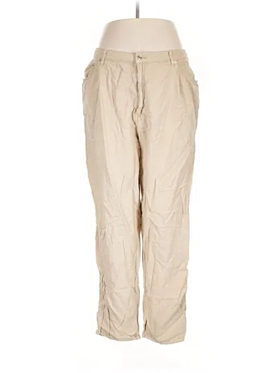 Pre-owned Asos Design Casual Pants In Tan