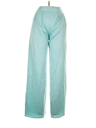 Pre-owned Asos Design Casual Pants In Teal