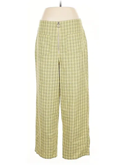 Pre-owned Asos Design Casual Pants In Yellow