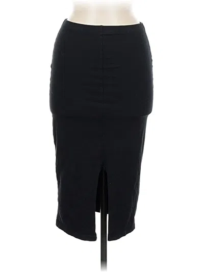 Pre-owned Asos Design Casual Skirt In Black