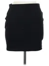Asos Design Mini Skirt With Split In Black