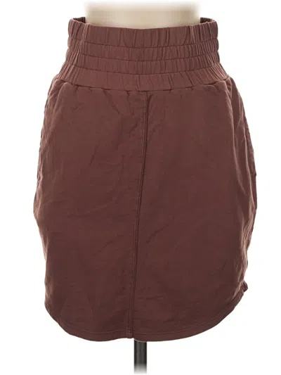 Pre-owned Asos Design Casual Skirt In Brown