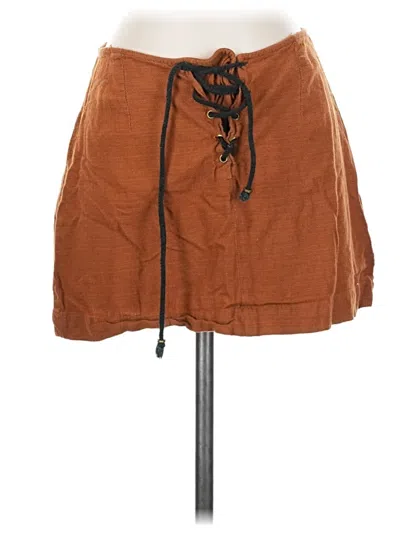 Pre-owned Asos Design Casual Skirt In Brown