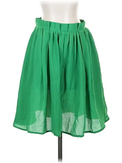 Pre-owned Asos Design Casual Skirt In Green