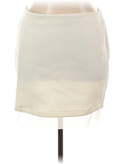Pre-owned Asos Design Casual Skirt In Ivory