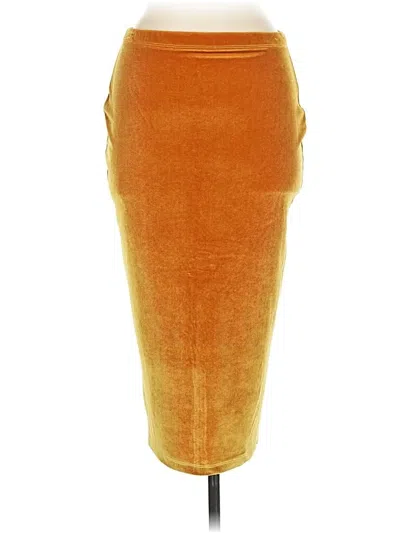 Pre-owned Asos Design Casual Skirt In Orange