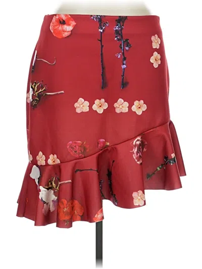 Pre-owned Asos Design Casual Skirt In Red