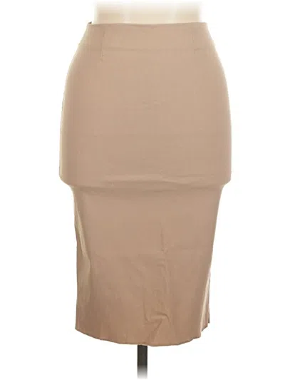 Pre-owned Asos Design Casual Skirt In Tan