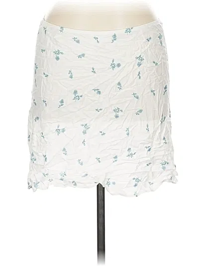 Pre-owned Asos Design Casual Skirt In White