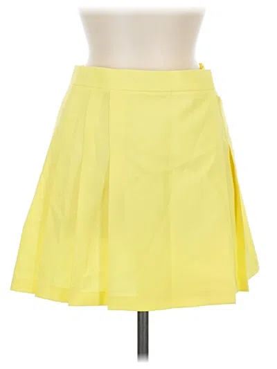 Pre-owned Asos Design Casual Skirt In Yellow