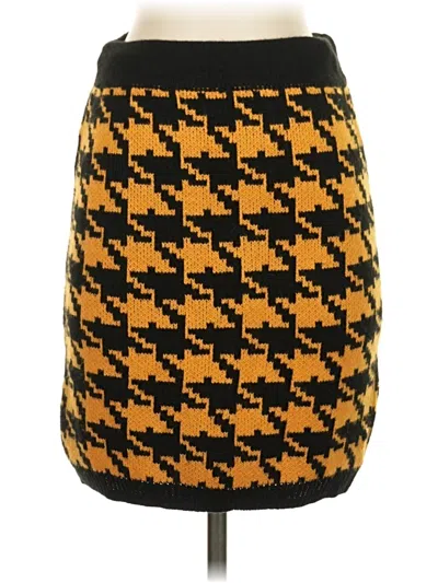 Pre-owned Asos Design Casual Skirt In Yellow