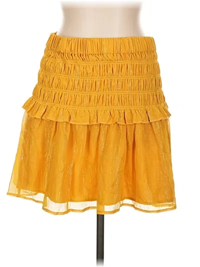 Pre-owned Asos Design Casual Skirt In Yellow