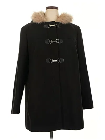 Pre-owned Asos Design Coat In Black