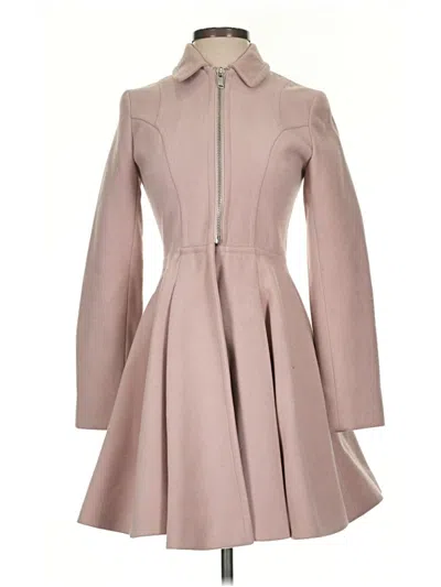 Pre-owned Asos Design Coat In Pink