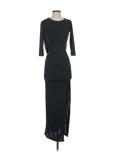 Pre-owned Asos Design Cocktail Dress In Black