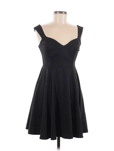 Pre-owned Asos Design Cocktail Dress In Black