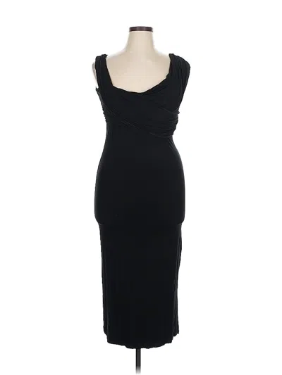 Pre-owned Asos Design Cocktail Dress In Black