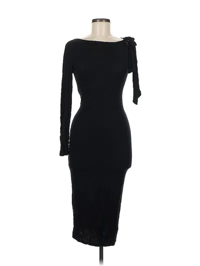 Pre-owned Asos Design Cocktail Dress In Black