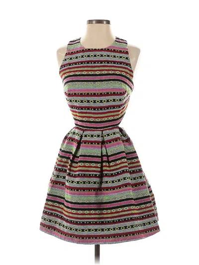 Pre-owned Asos Design Cocktail Dress In Black