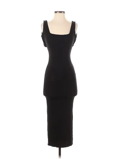 Pre-owned Asos Design Cocktail Dress In Black