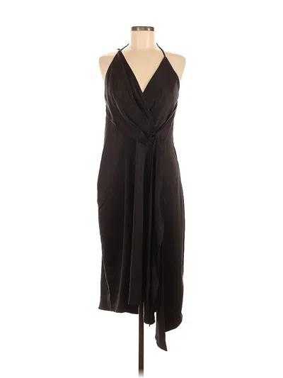 Pre-owned Asos Design Cocktail Dress In Black