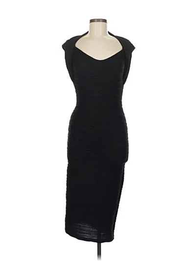 Pre-owned Asos Design Cocktail Dress In Black