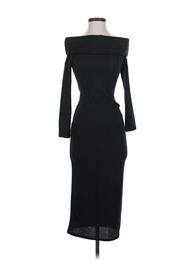 Pre-owned Asos Design Cocktail Dress In Black