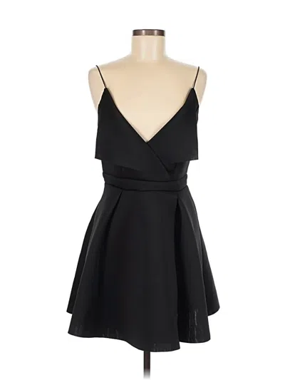 Pre-owned Asos Design Cocktail Dress In Black