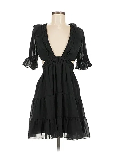 Pre-owned Asos Design Cocktail Dress In Black