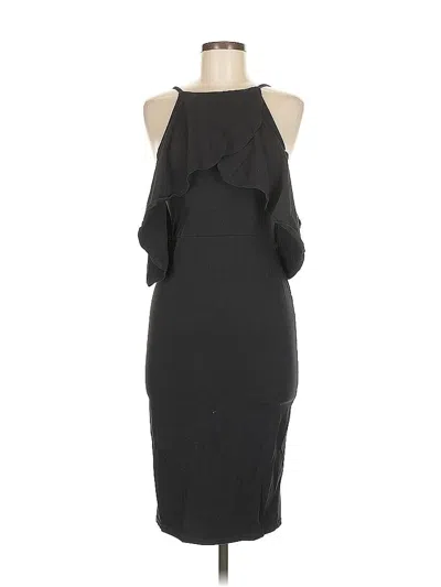 Pre-owned Asos Design Cocktail Dress In Black