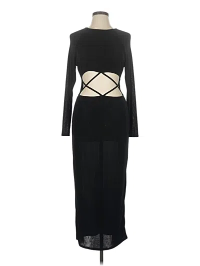 Pre-owned Asos Design Cocktail Dress In Black