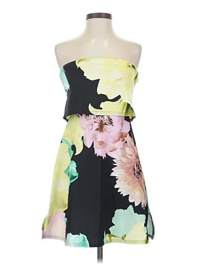 Pre-owned Asos Design Cocktail Dress In Black