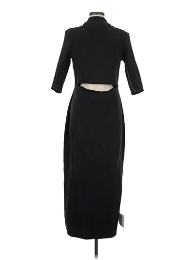 Pre-owned Asos Design Cocktail Dress In Black