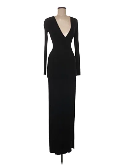 Pre-owned Asos Design Cocktail Dress In Black