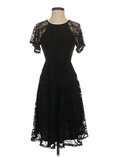 Pre-owned Asos Design Cocktail Dress In Black