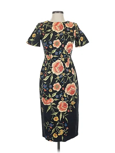 Pre-owned Asos Design Cocktail Dress In Black