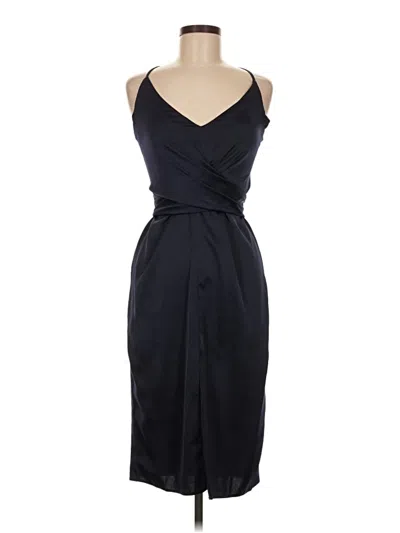 Pre-owned Asos Design Cocktail Dress In Black