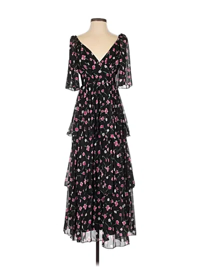 Pre-owned Asos Design Cocktail Dress In Black