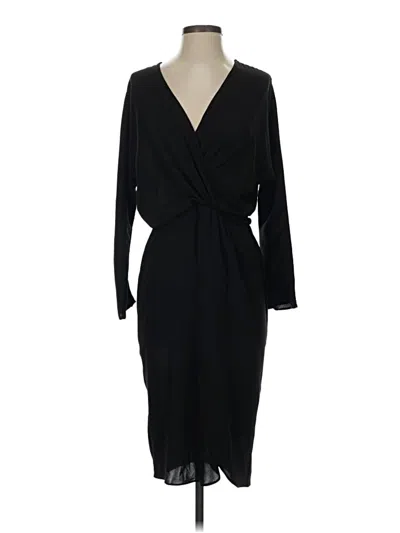 Pre-owned Asos Design Cocktail Dress In Black