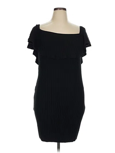 Pre-owned Asos Design Cocktail Dress In Black