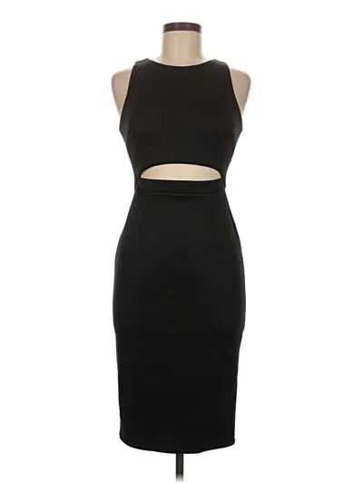 Pre-owned Asos Design Cocktail Dress In Black