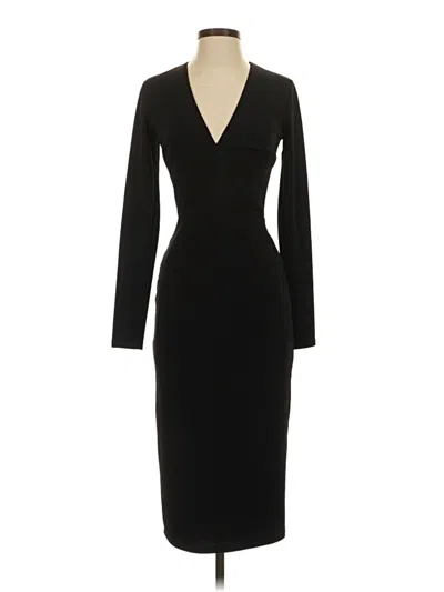 Pre-owned Asos Design Cocktail Dress In Black