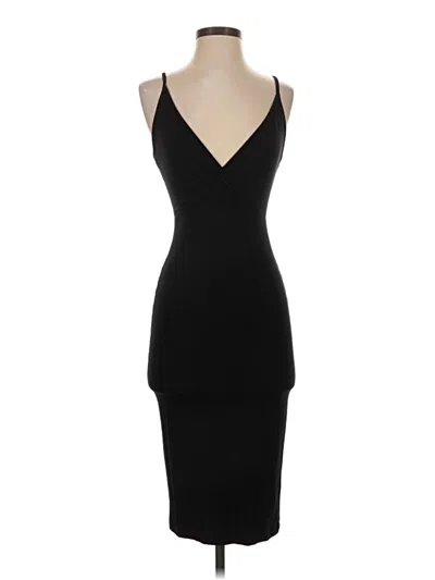 Pre-owned Asos Design Cocktail Dress In Black