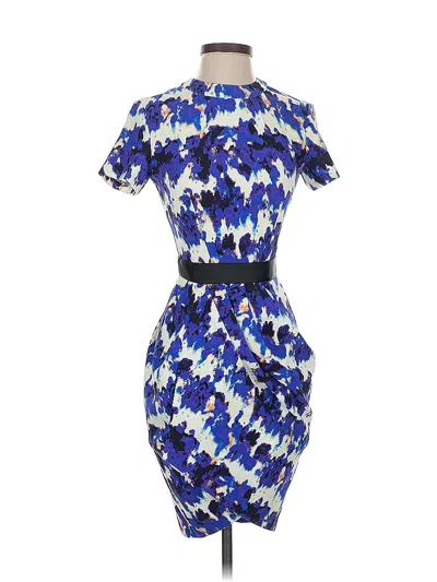 Pre-owned Asos Design Cocktail Dress In Blue