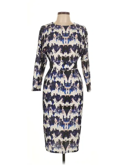 Pre-owned Asos Design Cocktail Dress In Blue